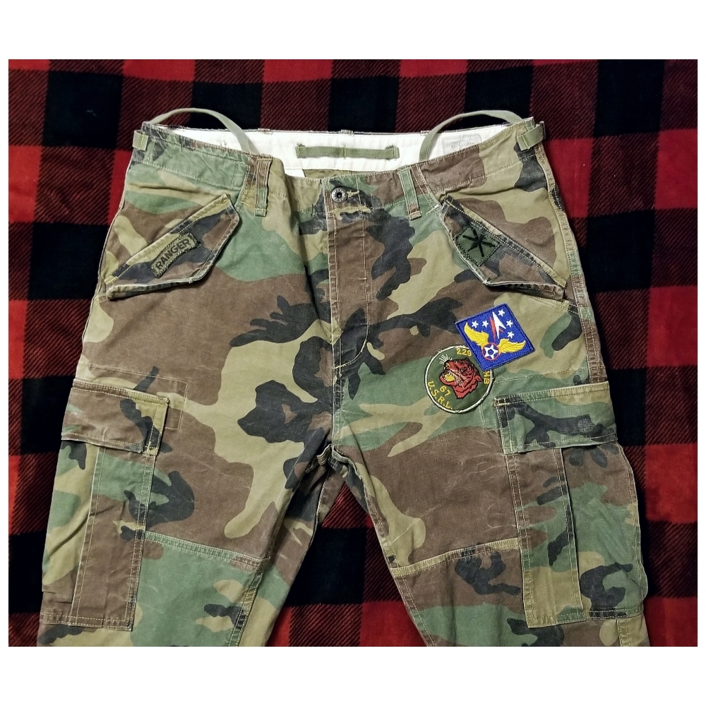 POLO RALPH LAUREN MILITARY INSPIRED CARGO PANTS- MEN'S SIZE 34"X32" - Picture 4 of 12